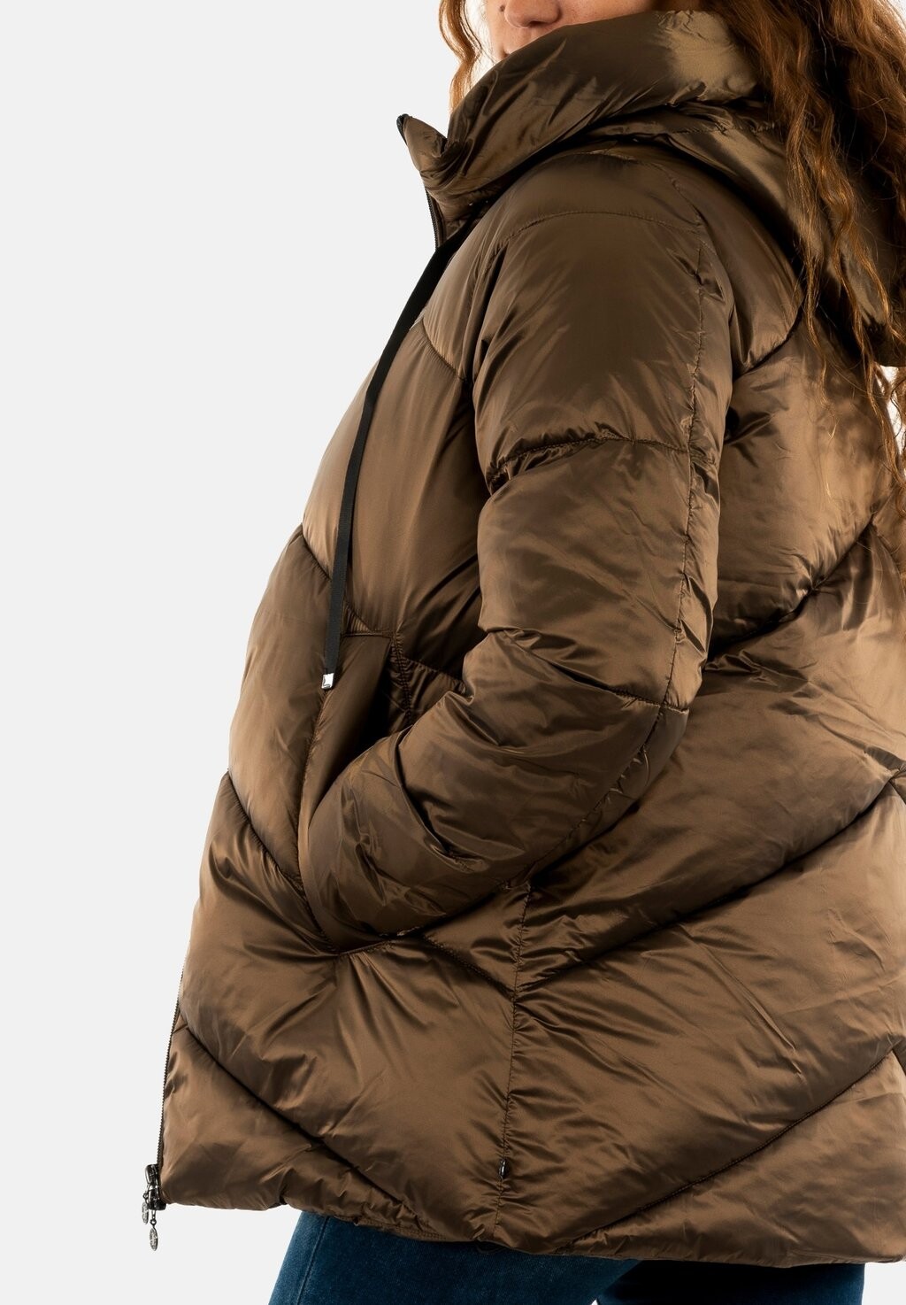 Зимнее пальто Le Temps Des Cerises, коричневый 
Зимнее пальто Le Temps Des Cerises, коричневый