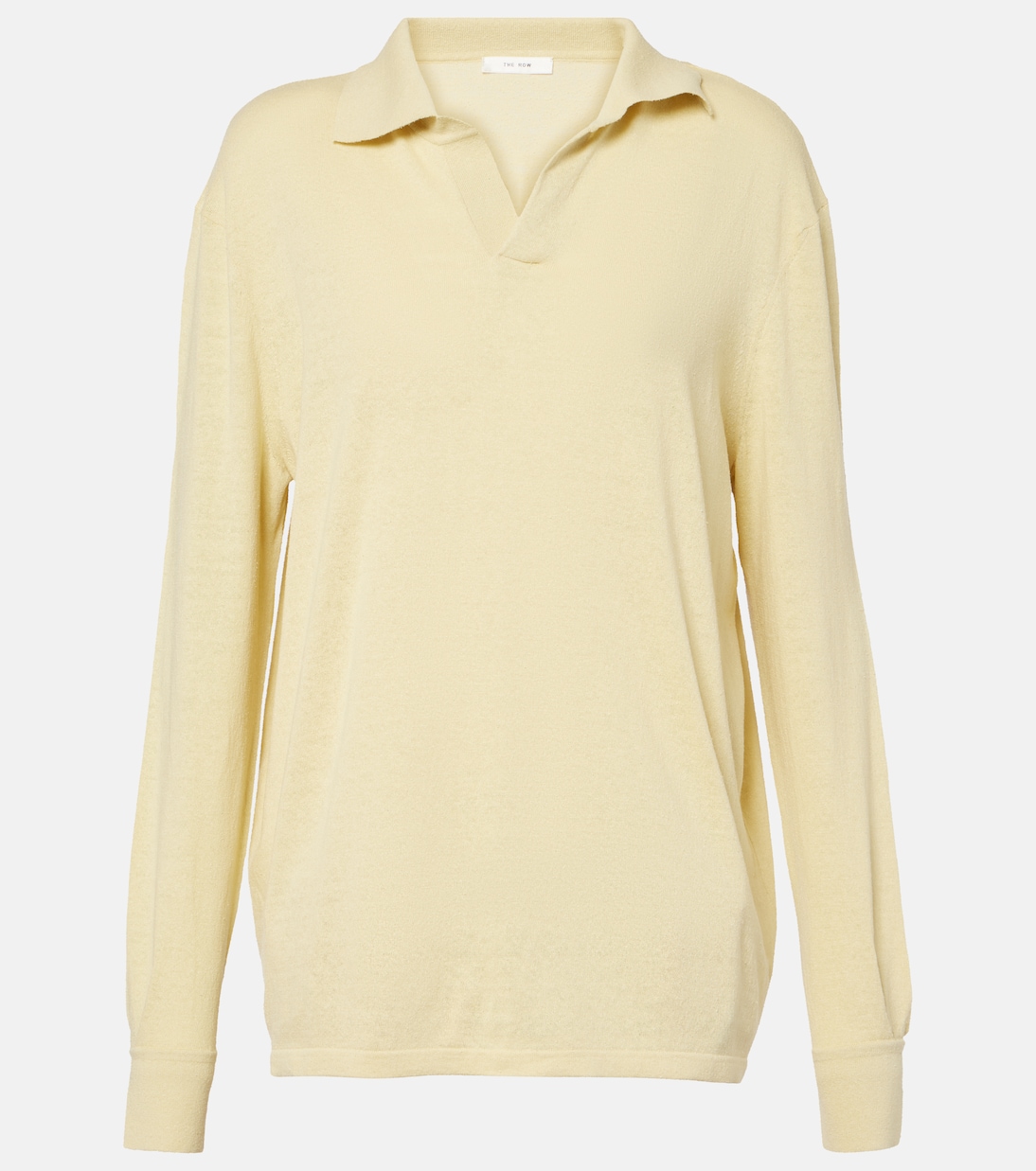 Шелковый свитер-поло Jovani The Row, Pale Yellow
Шелковый свитер-поло Jovani The Row, Pale Yellow