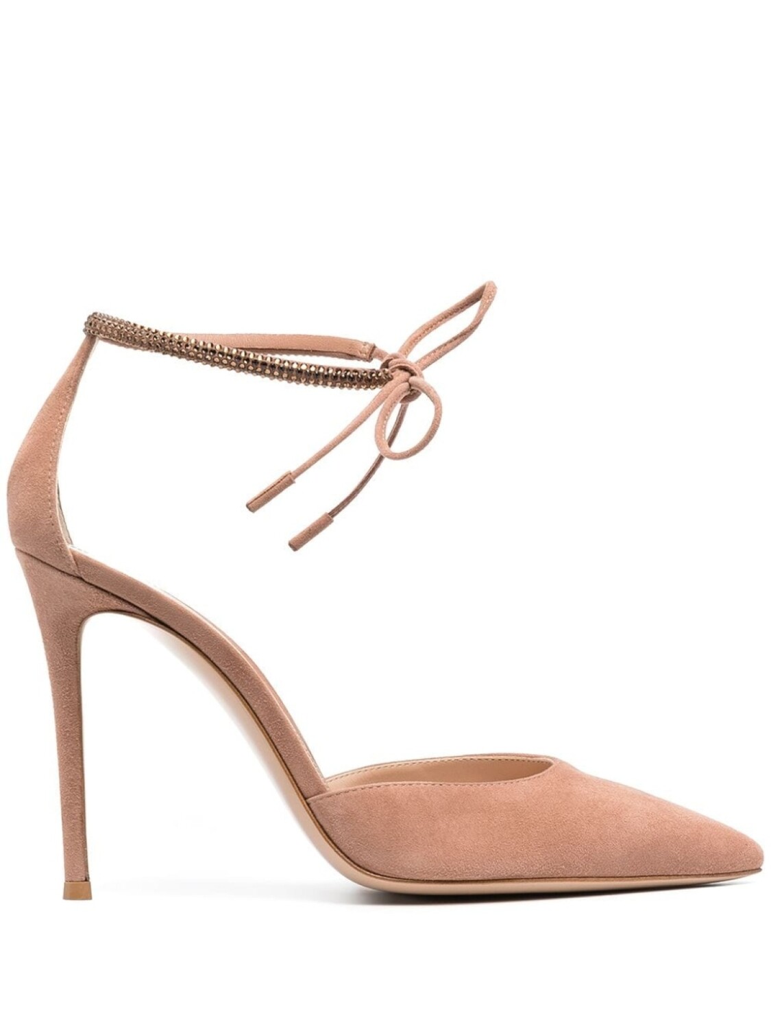 Gianvito Rossi туфли с завязками на щиколотке и заостренным носком, нейтральный цвет
Gianvito Rossi туфли с завязками на щиколотке и заостренным носком, нейтральный цвет