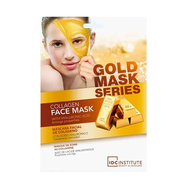 Коллагеновая маска для лица с гиалуроновой кислотой Gold Mask Series Collagen Face Mask Idc Institute, 1 UD
Коллагеновая маска для лица с гиалуроновой кислотой Gold Mask Series Collagen Face Mask Idc Institute, 1 UD