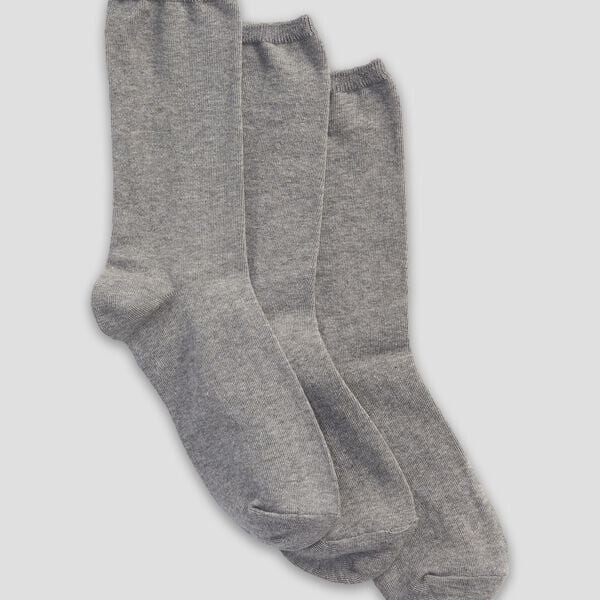 Упаковка из трех пар носков средней длины. Gap, серый
Упаковка из трех пар носков средней длины. Gap, серый
