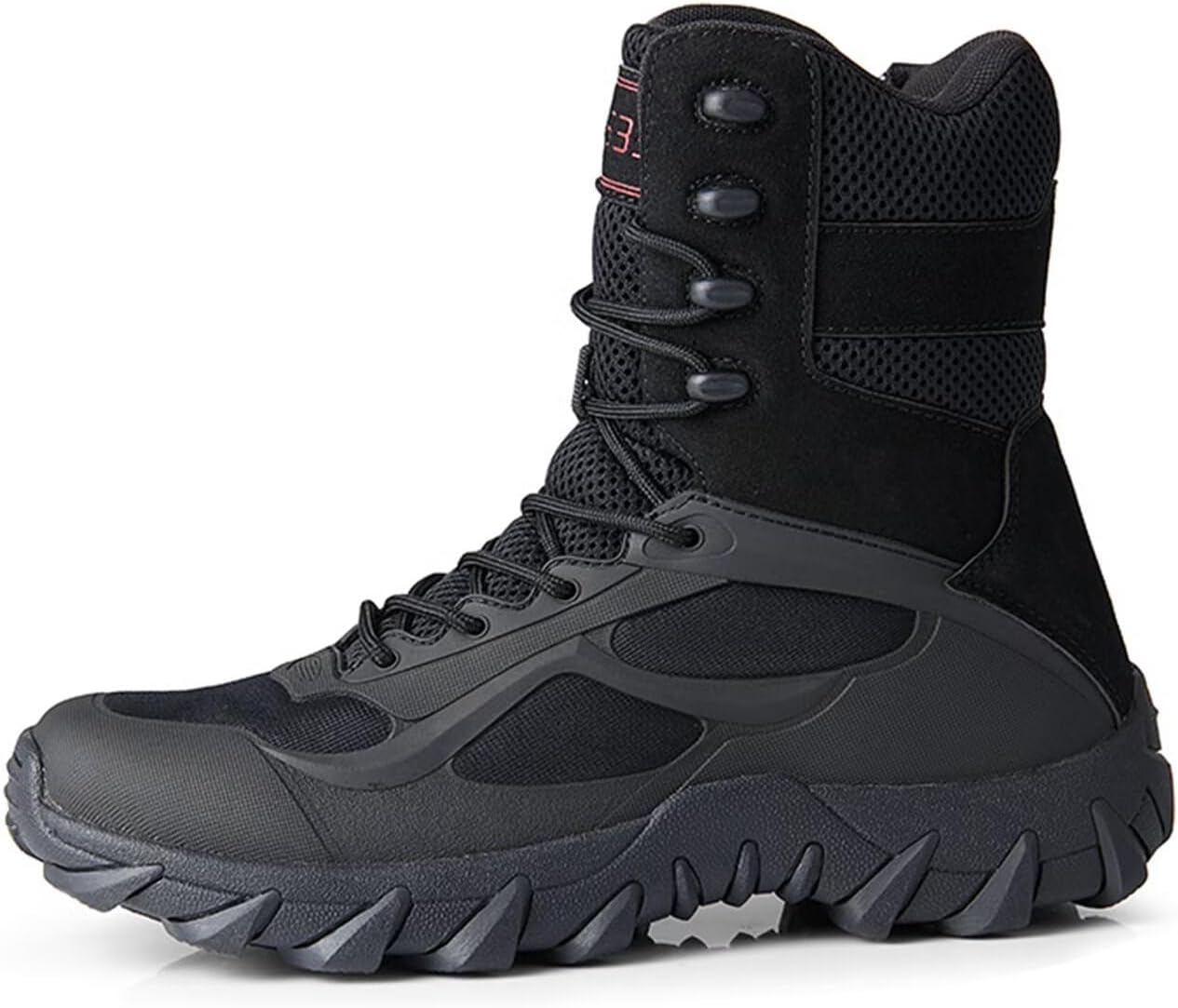 Мужские тактические ботинки Легкие ботинки из прочной замши Военные дышащие джунгли Пустынные боевые ботинки Funifuni, черный
Мужские тактические ботинки Легкие ботинки из прочной замши Военные дышащие джунгли Пустынные боевые ботинки Funifuni, черный