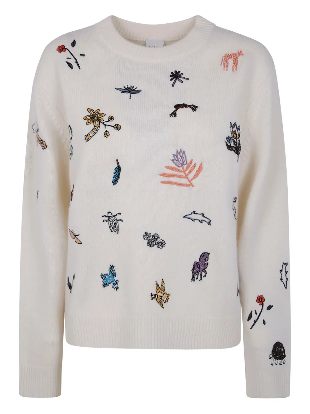 Вышитый джемпер с цветочно-животным орнаментом Paul Smith, нейтральный
Вышитый джемпер с цветочно-животным орнаментом Paul Smith, нейтральный