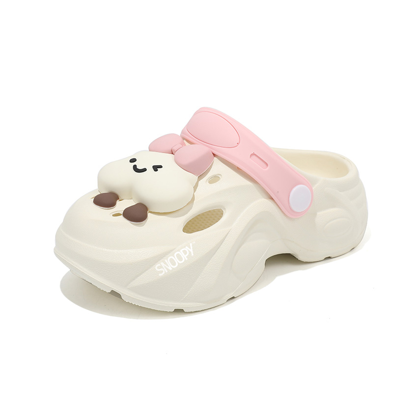 Детские тапочки с низким верхом, устойчивые к скольжению, истиранию и отскоку SNOOPY, бежевый/розовый 
Детские тапочки с низким верхом, устойчивые к скольжению, истиранию и отскоку SNOOPY, бежевый/розовый