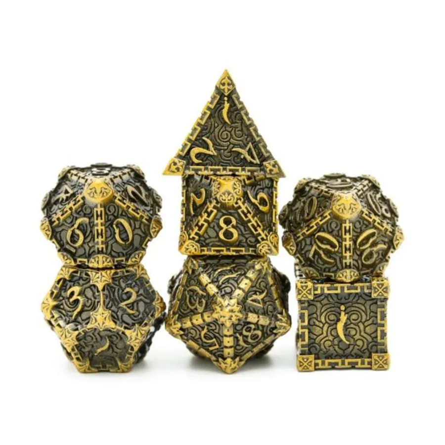 Поликомплект «Кинжал яда» — золотой (7), Dice Sets - Metal (Foam Brain Games)
Поликомплект «Кинжал яда» — золотой (7), Dice Sets - Metal (Foam Brain Games)