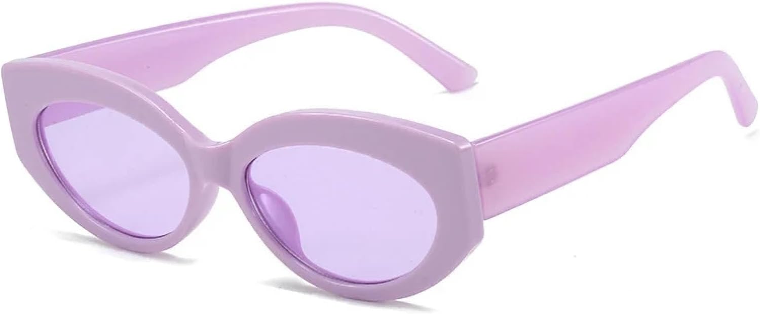Ретро-солнцезащитные очки «кошачий глаз» с овальными линзами, модные очки для женщин, защита от УФ-излучения UV400, трендовые солнцезащитные очки для мужчин WNCKSQ, Purple Purple
Ретро-солнцезащитные очки «кошачий глаз» с овальными линзами, модные очки для женщин, защита от УФ-излучения UV400, трендовые солнцезащитные очки для мужчин WNCKSQ, Purple Purple