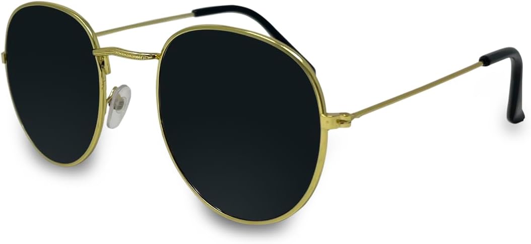 Стильные винтажные круглые солнцезащитные очки Funky Junque для женщин, маленькие круглые, классические, ретро, ультралегкие, модные, пляжные, незаменимые, отличные подарки, Gold Frames/Smoke Lenses
Стильные винтажные круглые солнцезащитные очки Funky Junque для женщин, маленькие круглые, классические, ретро, ультралегкие, модные, пляжные, незаменимые, отличные подарки, Gold Frames/Smoke Lenses