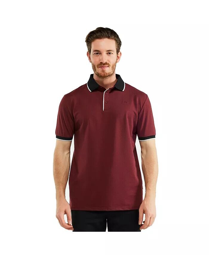 Мужская рубашка-поло классического кроя из хлопчатобумажной смеси пике с контрастным воротником Mio Marino, красный
Мужская рубашка-поло классического кроя из хлопчатобумажной смеси пике с контрастным воротником Mio Marino, красный