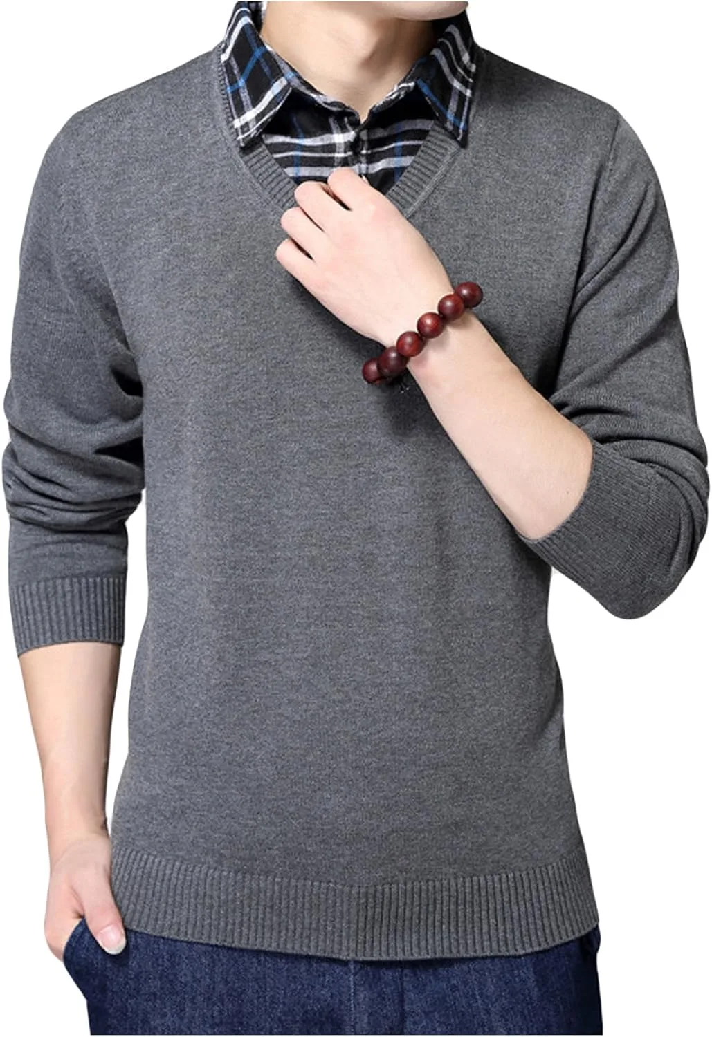 Мужской пуловер Slim Fit Jueshanzj
Мужской пуловер Slim Fit Jueshanzj