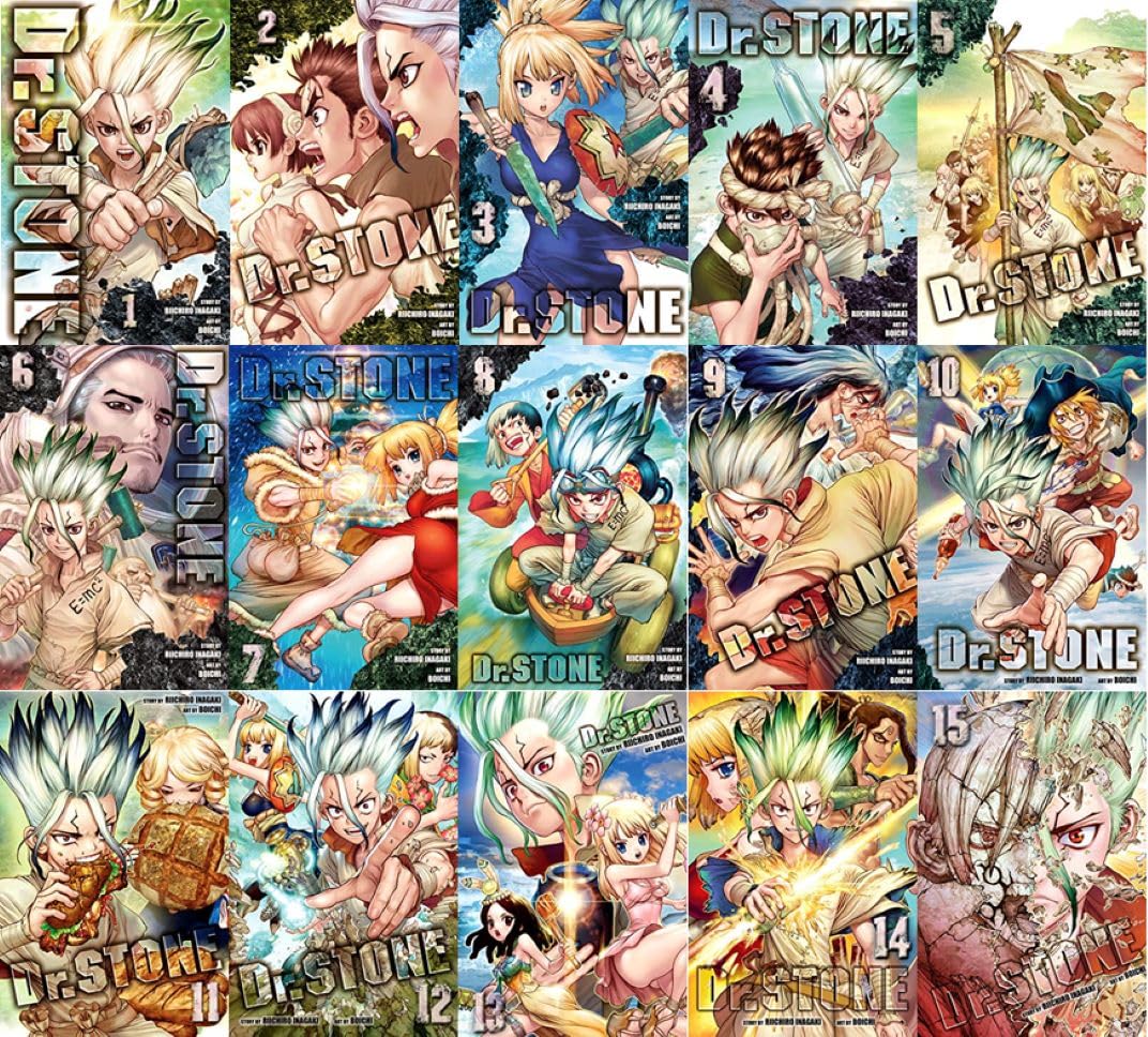 Dr. STONE Manga, Vol. 1-15 (Generic)
Dr. STONE Manga, Vol. 1-15 (Generic)