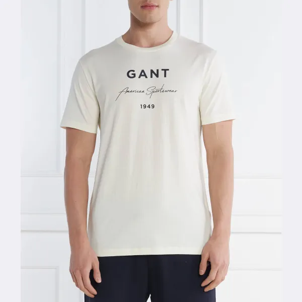 Футболка стандартного кроя Gant, бежевый
Футболка стандартного кроя Gant, бежевый