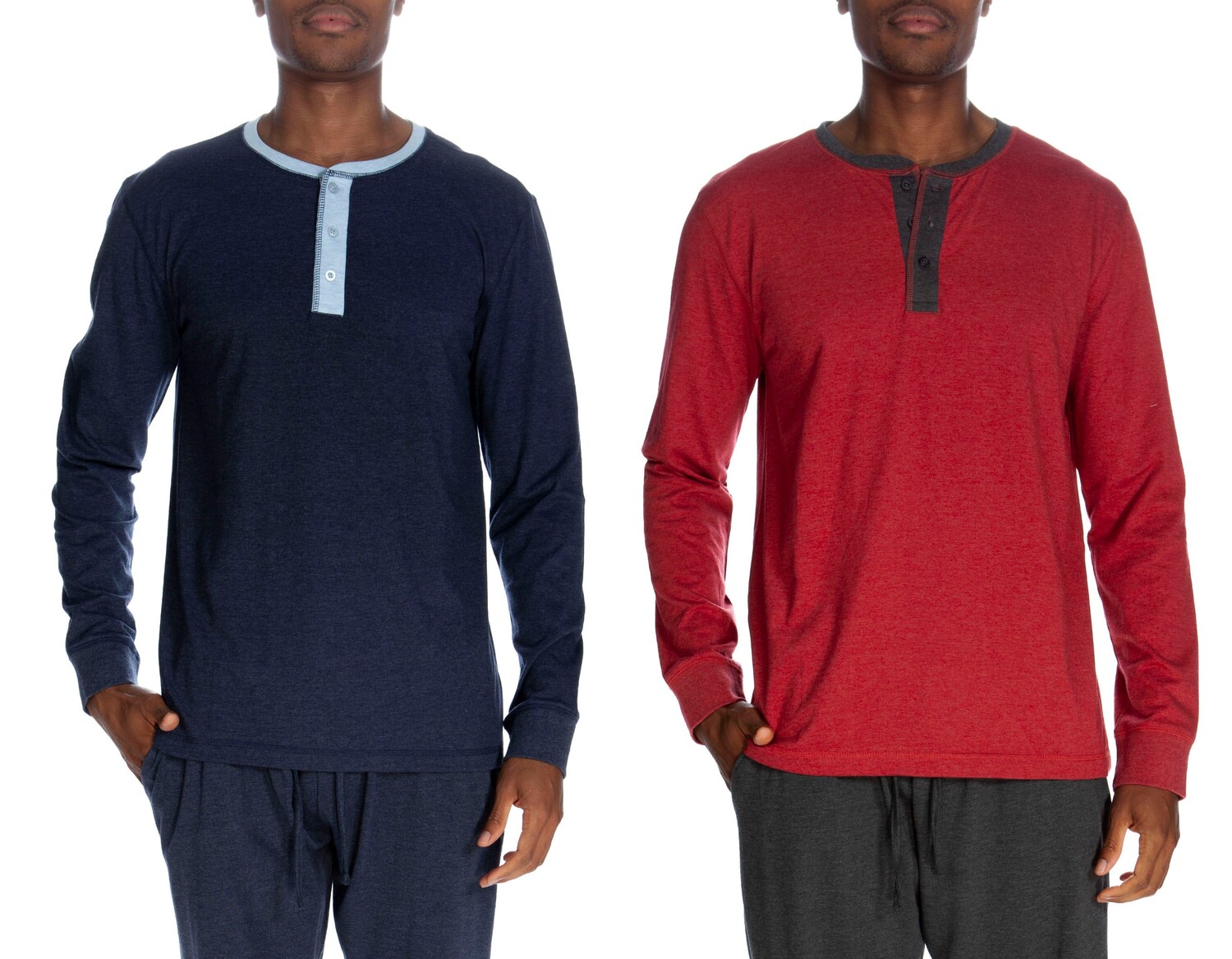 Набор из 2 футболок с длинными рукавами и 3 пуговицами Unsimply Stitched, цвет Heather Dark Blue / Heather Red
Набор из 2 футболок с длинными рукавами и 3 пуговицами Unsimply Stitched, цвет Heather Dark Blue / Heather Red