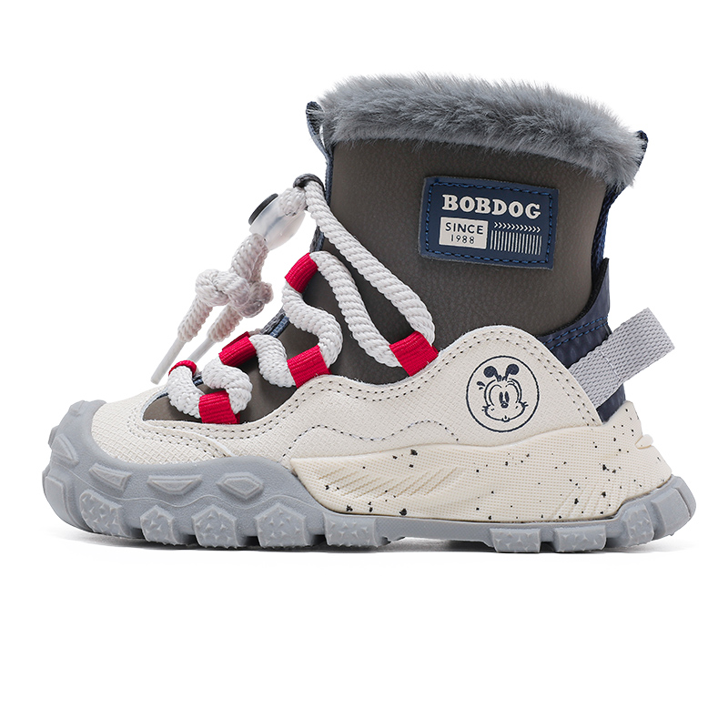 Детские хлопковые ботинки с термоподдержкой BOBDOG, серый/бежевый
Детские хлопковые ботинки с термоподдержкой BOBDOG, серый/бежевый