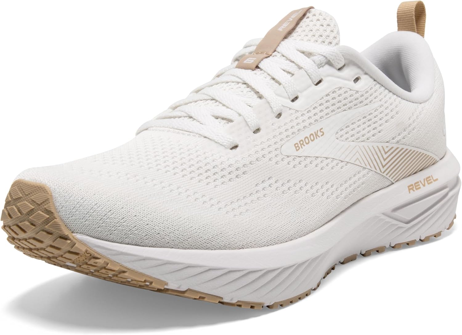 Мужские беговые кроссовки Brooks Revel 6 Neutral, белый/хаки
Мужские беговые кроссовки Brooks Revel 6 Neutral, белый/хаки