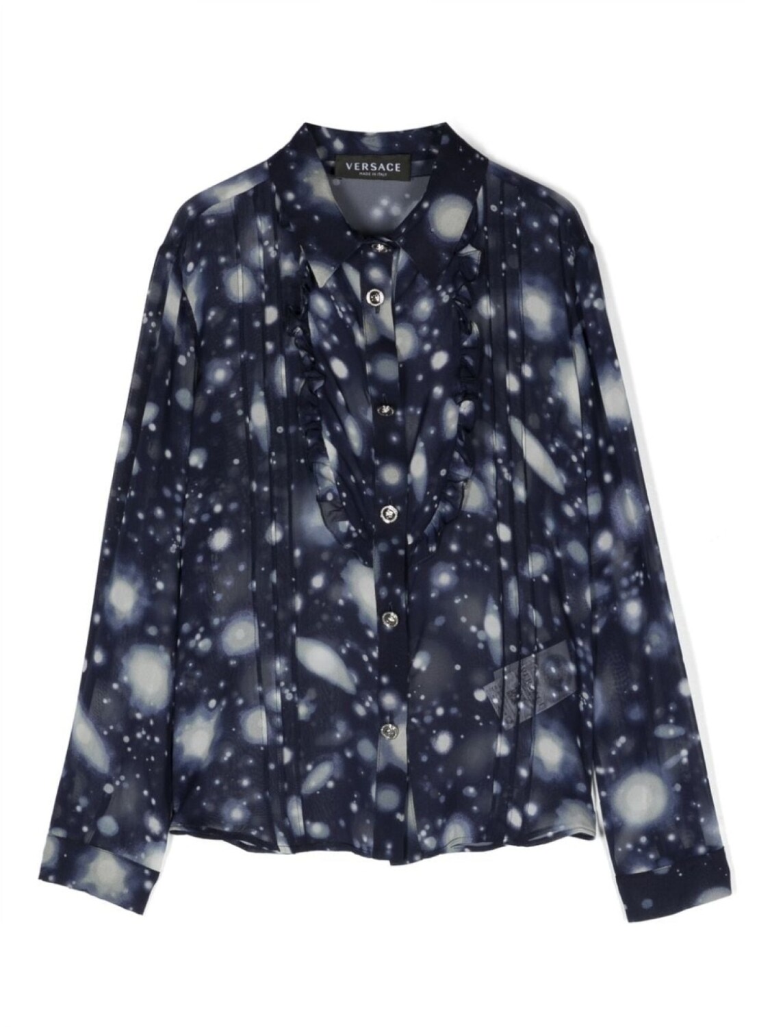 Versace Kids шелковая рубашка Versace Solar System, синий
Versace Kids шелковая рубашка Versace Solar System, синий