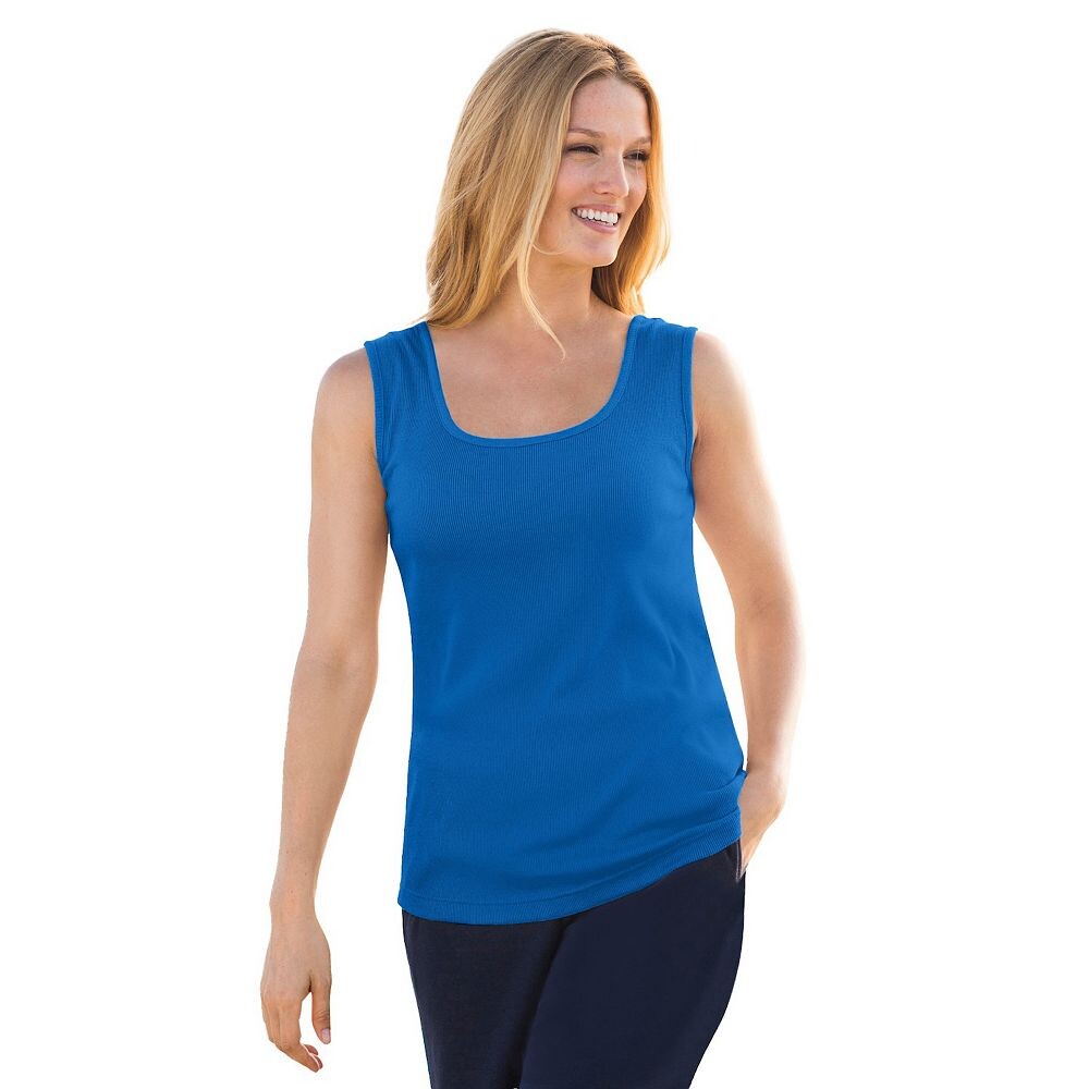 Женщина в женской майке в рубчик большого размера больших размеров Woman Within, цвет Bright Cobalt
Женщина в женской майке в рубчик большого размера больших размеров Woman Within, цвет Bright Cobalt