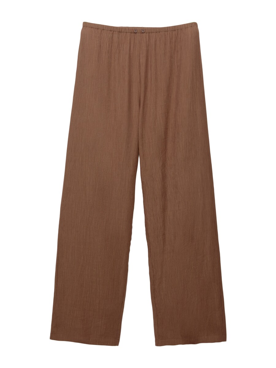 Широкие брюки Pull&Bear, коричневый
Широкие брюки Pull&Bear, коричневый