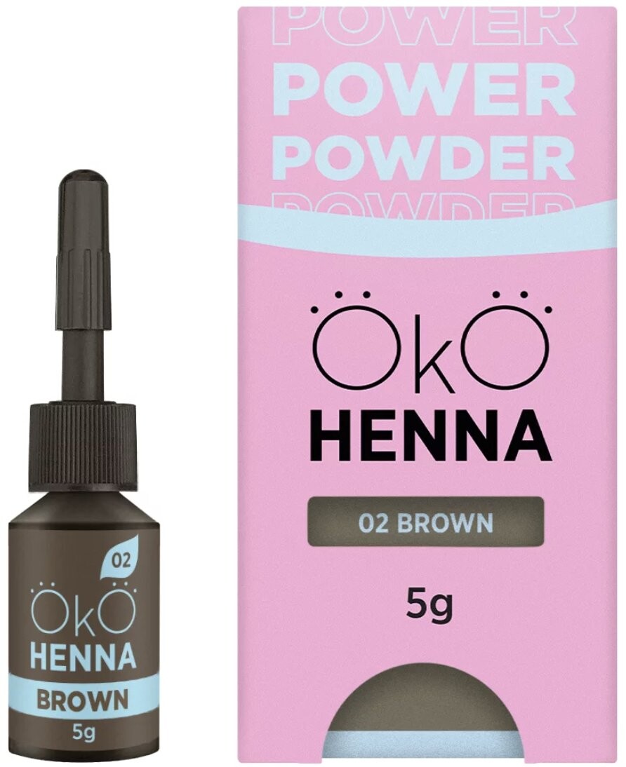 ОКО, Хна для бровей Power Powder №02 коричневая, 5 г Project Lashes
ОКО, Хна для бровей Power Powder №02 коричневая, 5 г Project Lashes
