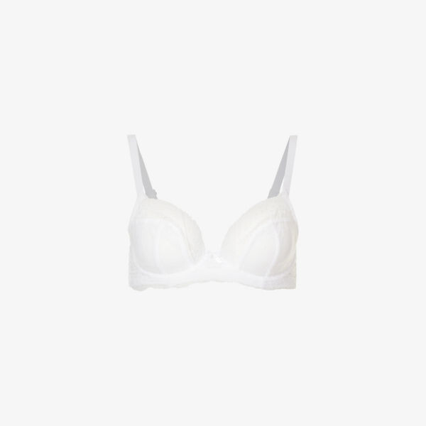 Кружевной бюстгальтер Ana с глубоким вырезом Panache, белый
Кружевной бюстгальтер Ana с глубоким вырезом Panache, белый