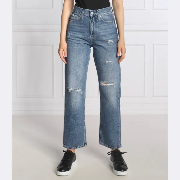 Джинсы прямого кроя высокий рост Calvin Klein, синий
Джинсы прямого кроя высокий рост Calvin Klein, синий