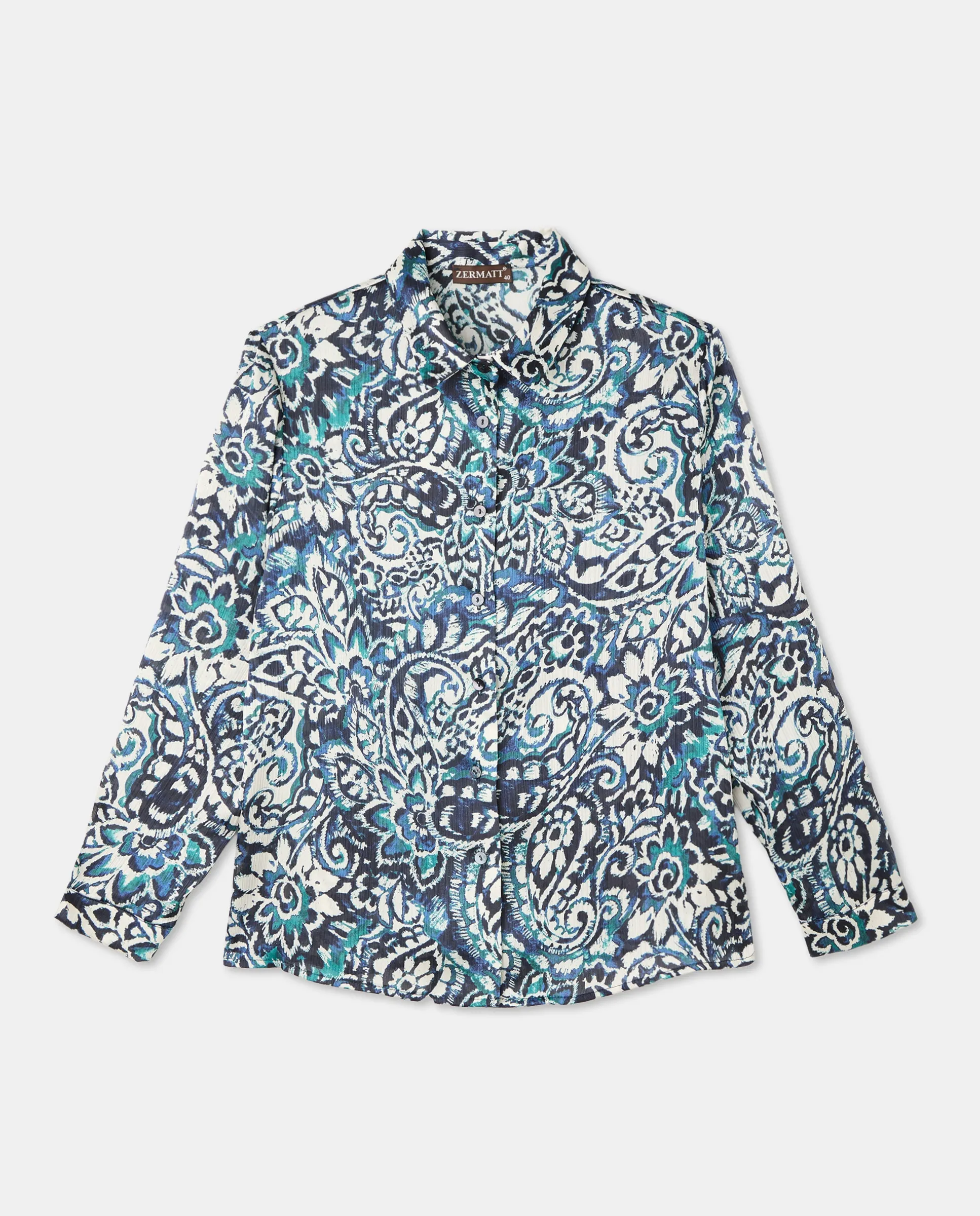 Женская блузка с принтом, длинный рукав Zermatt, темно-синий
Женская блузка с принтом, длинный рукав Zermatt, темно-синий