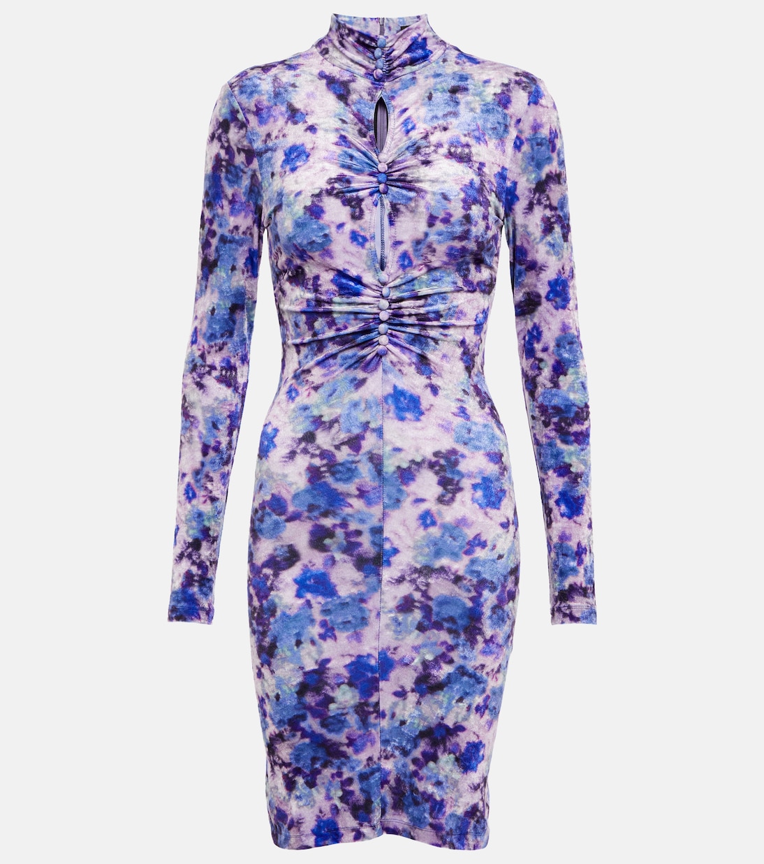 Мини-платье из бархата с цветочным принтом Gram Isabel Marant, фиолетовый
Мини-платье из бархата с цветочным принтом Gram Isabel Marant, фиолетовый