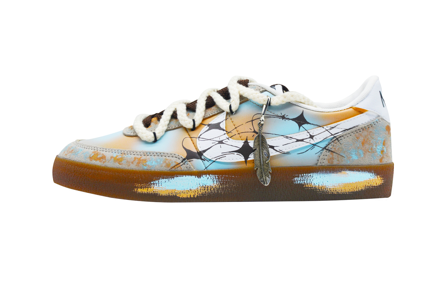 Nike Килшот 2 Стар Трэк устойчивые к истиранию мужские скейтерские кеды низкие коричневые белые, цвет Brown White
Nike Килшот 2 Стар Трэк устойчивые к истиранию мужские скейтерские кеды низкие коричневые белые, цвет Brown White