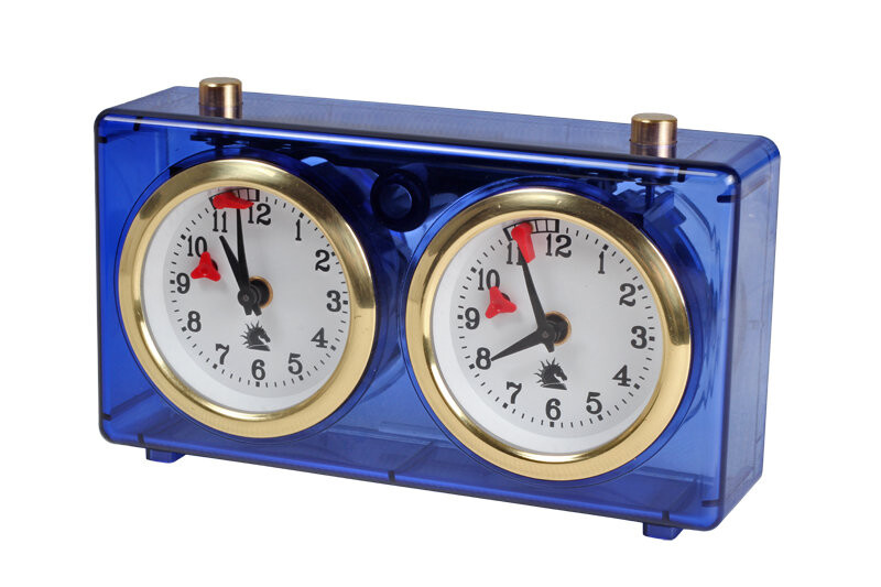 Часы пластиковые CLASSIC, маленькие, синие, прозрачные. Sunrise Chess & Games
Часы пластиковые CLASSIC, маленькие, синие, прозрачные. Sunrise Chess & Games