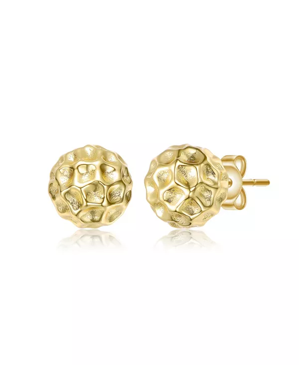 Серьги-Гвоздики из стерлингового серебра 14 карат с сотовой текстурой и позолотой Genevive, gold
Серьги-Гвоздики из стерлингового серебра 14 карат с сотовой текстурой и позолотой Genevive, gold