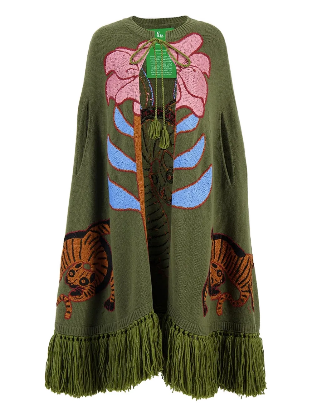 Кейп с вышивкой Paula, зеленый
Кейп с вышивкой Paula, зеленый