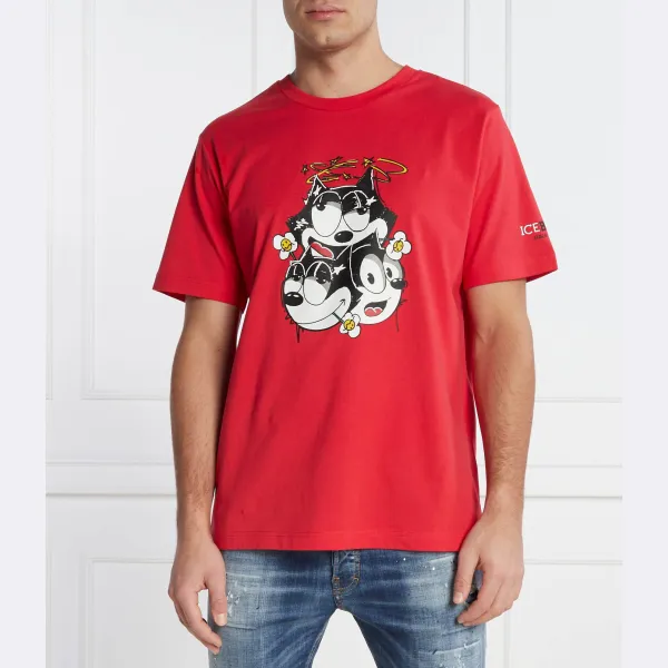Футболка стандартного кроя Iceberg, красный
Футболка стандартного кроя Iceberg, красный
