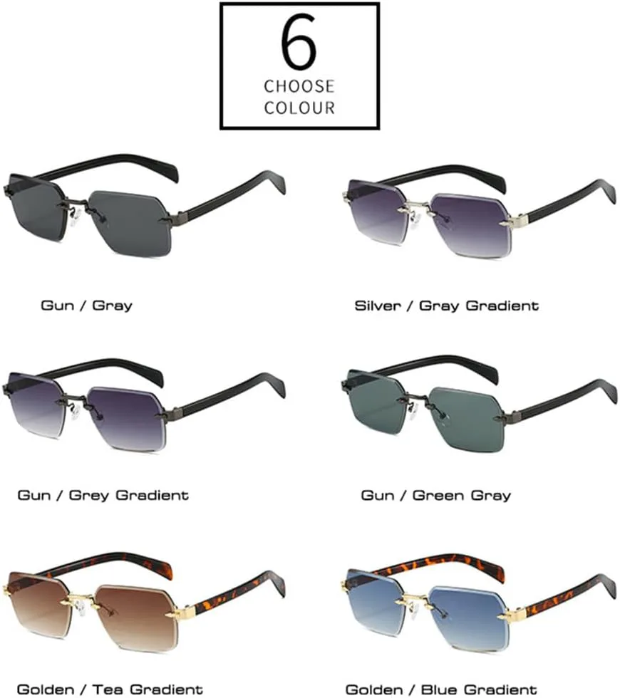 Солнцезащитные очки без оправы для женщин, градиентные, UV400, для мужчин, в стиле панк, для занятий спортом на открытом воздухе и верховой езды UYPTK, Gun Gray
Солнцезащитные очки без оправы для женщин, градиентные, UV400, для мужчин, в стиле панк, для занятий спортом на открытом воздухе и верховой езды UYPTK, Gun Gray