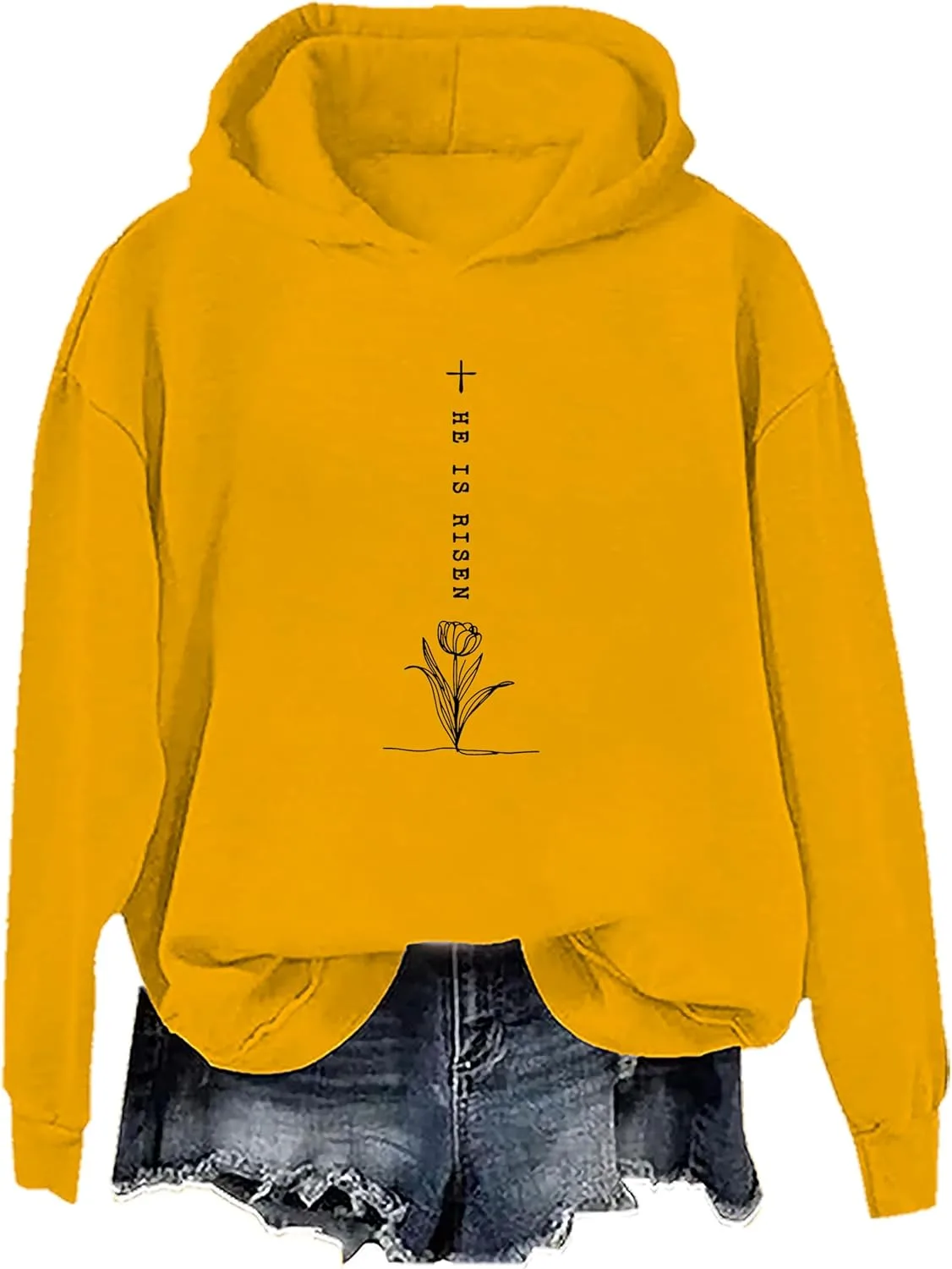 Толстовка He Is Risen с капюшоном
Толстовка He Is Risen с капюшоном