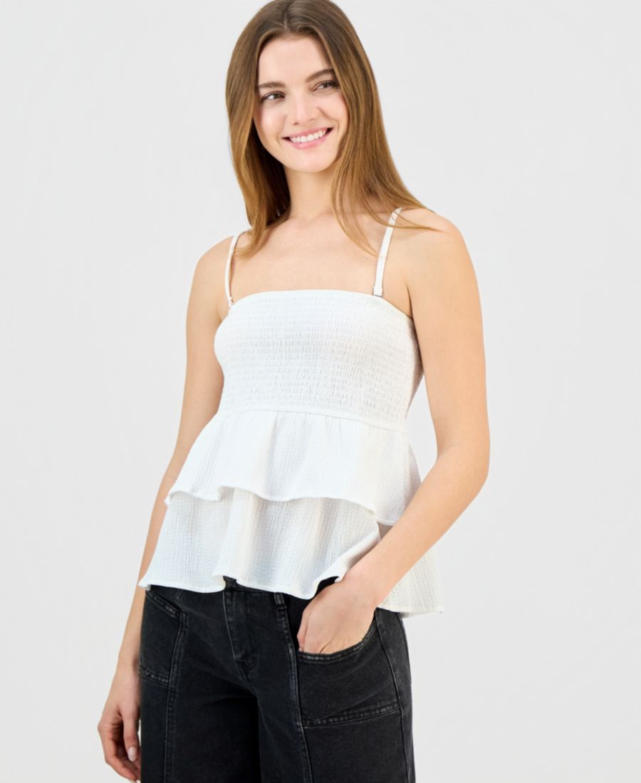 Детская многоярусная майка-бэбидолл с присборенным верхом Madden Girl, White
Детская многоярусная майка-бэбидолл с присборенным верхом Madden Girl, White