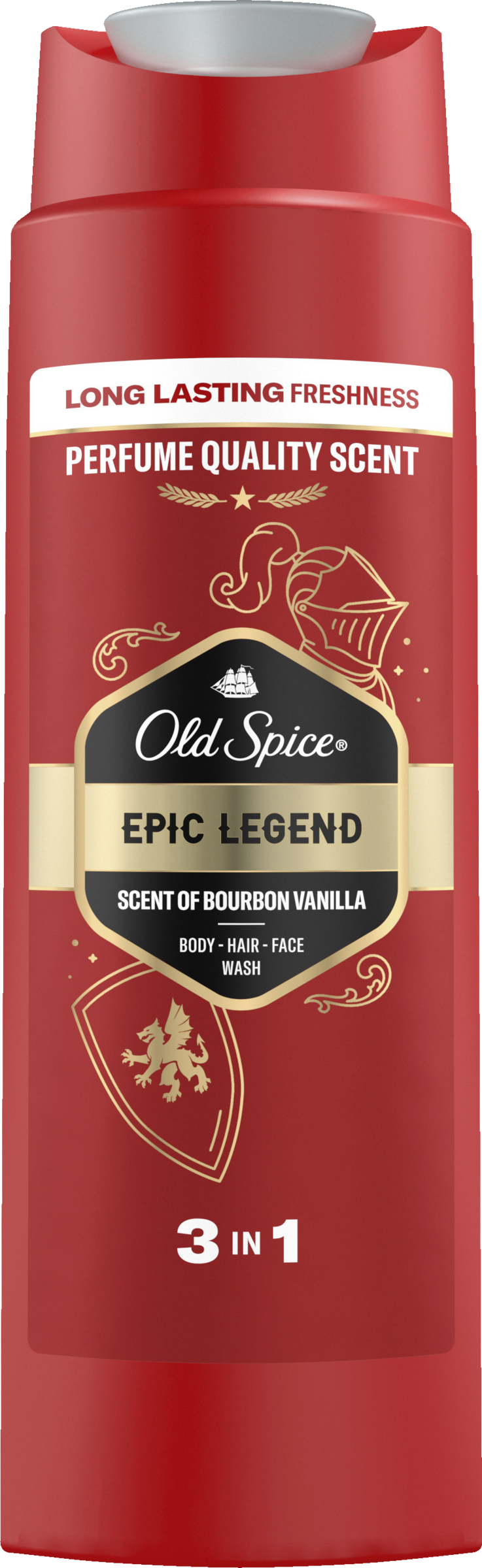 Гель для душа Old Spice 3in1 Duschgel Epic Legend
Гель для душа Old Spice 3in1 Duschgel Epic Legend