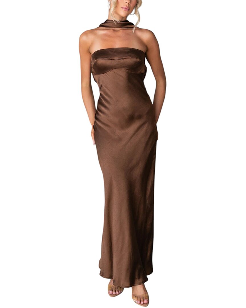 DELI S Макси-платье, коричневый
DELI S Макси-платье, коричневый