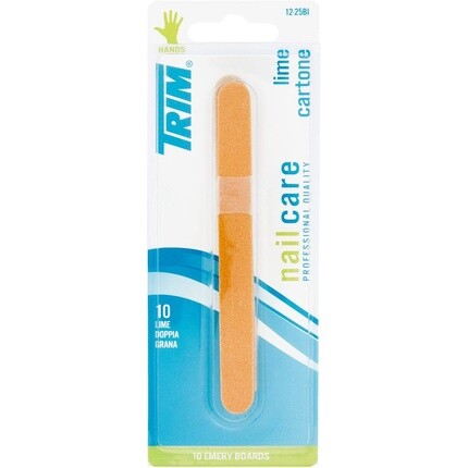 Пилочка для ногтей Trim Emery Board, 10 дюймов
Пилочка для ногтей Trim Emery Board, 10 дюймов