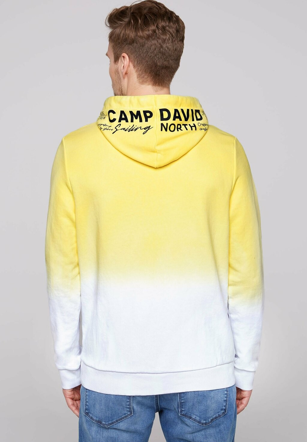 Толстовка с капюшоном DIP DYE MIT ARTWORKS Camp David, светло-желтый
Толстовка с капюшоном DIP DYE MIT ARTWORKS Camp David, светло-желтый