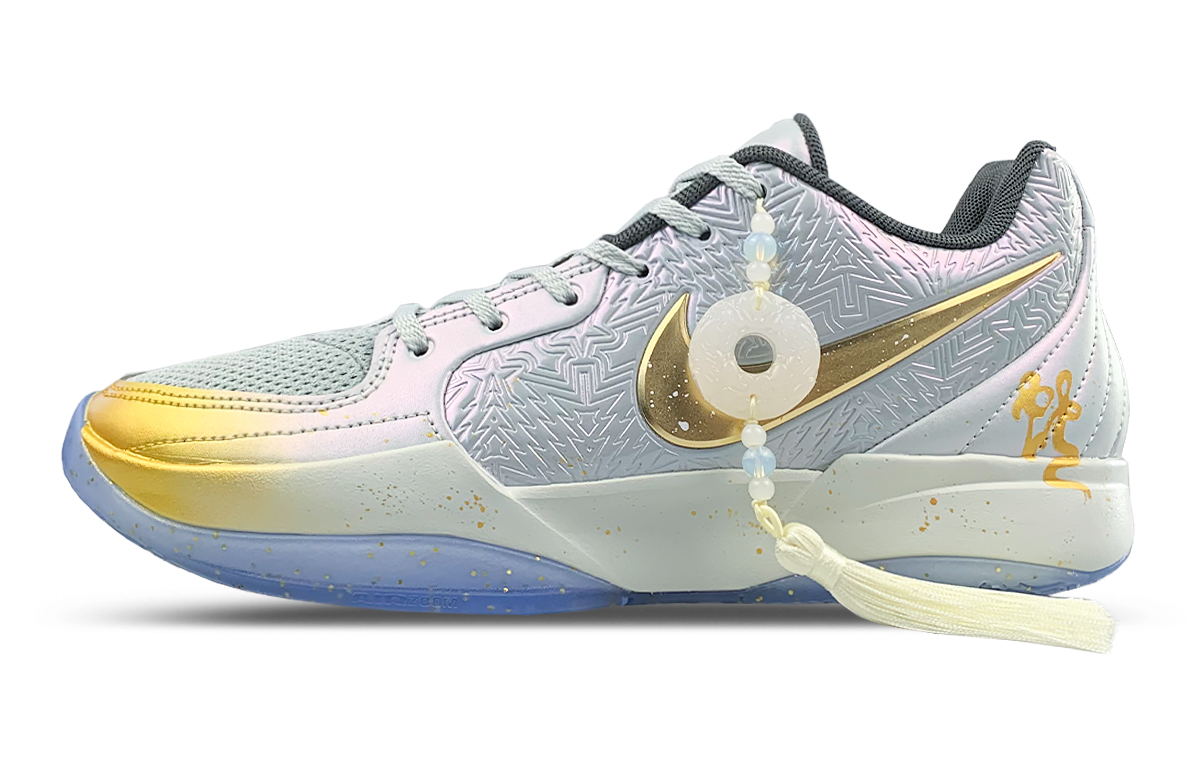 Nike Баскетбольные кроссовки Ja 2 с низким верхом и противоскользящим покрытием, мужские, белое золото
Nike Баскетбольные кроссовки Ja 2 с низким верхом и противоскользящим покрытием, мужские, белое золото