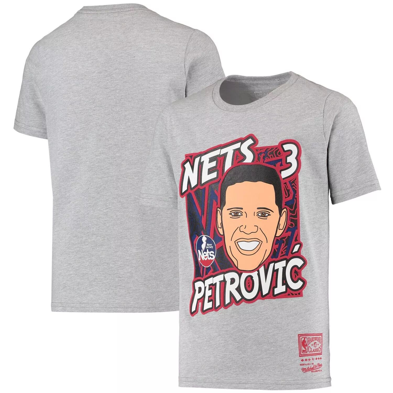Молодежная футболка Mitchell & Ness Drazen Petrovic Heathered Grey New Jersey Nets Hardwood Classics King of the Court Player Футболка Unbranded
Молодежная футболка Mitchell & Ness Drazen Petrovic Heathered Grey New Jersey Nets Hardwood Classics King of the Court Player Футболка Unbranded