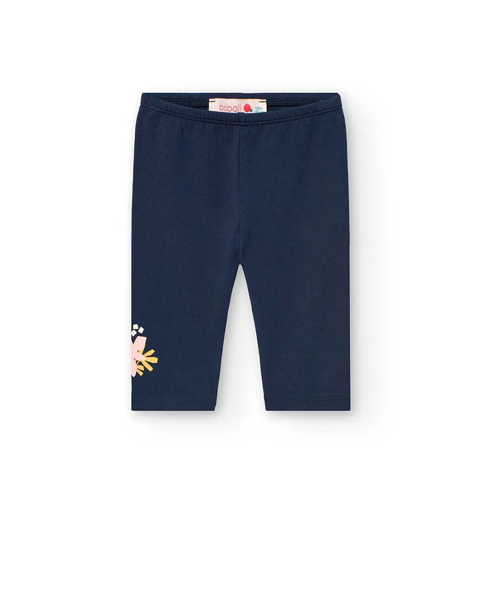 Пиратские леггинсы для девочки с деталями на ноге Boboli, темно-синий
Пиратские леггинсы для девочки с деталями на ноге Boboli, темно-синий