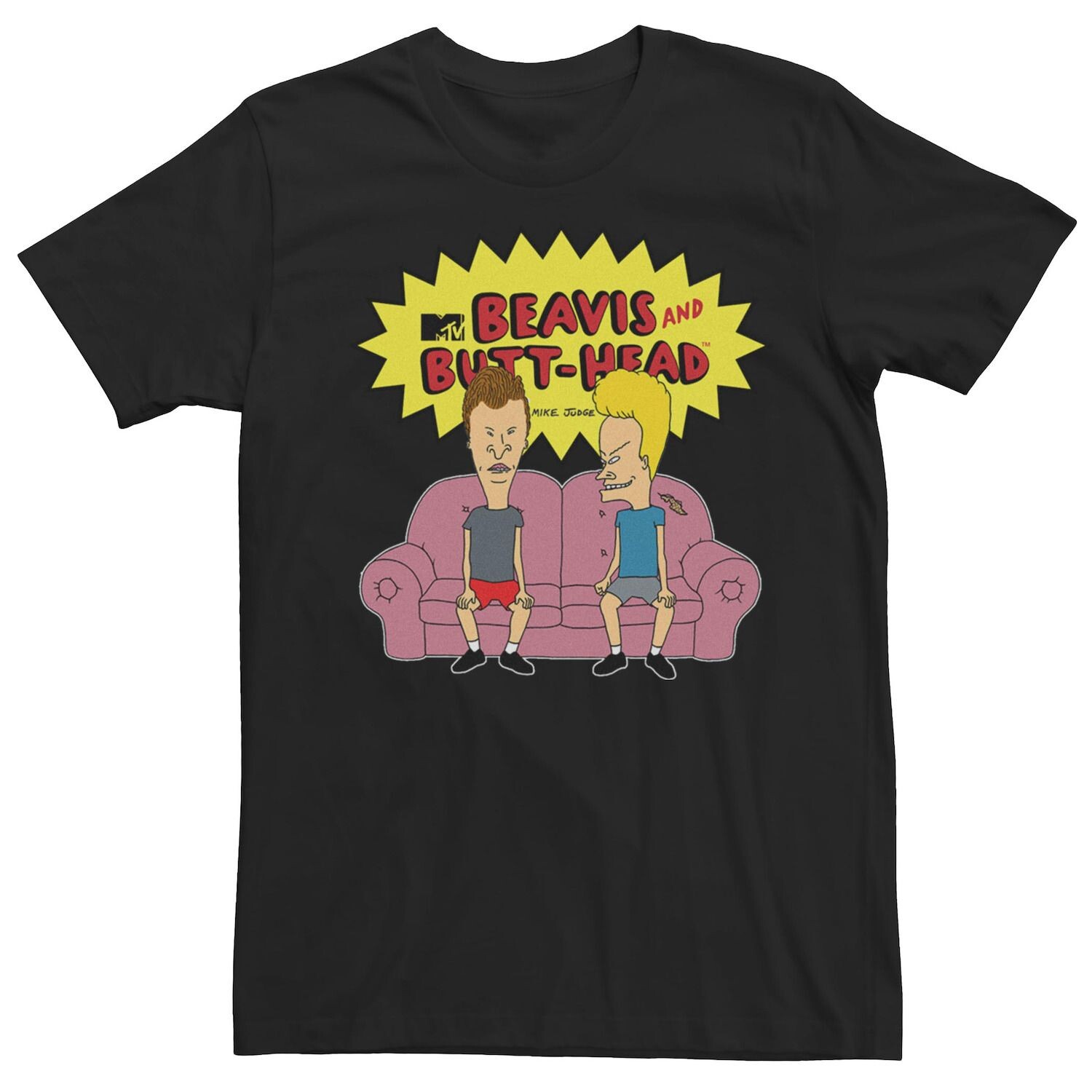 Мужская футболка с короткими рукавами Beavis And Butthead Couch Licensed Character
Мужская футболка с короткими рукавами Beavis And Butthead Couch Licensed Character