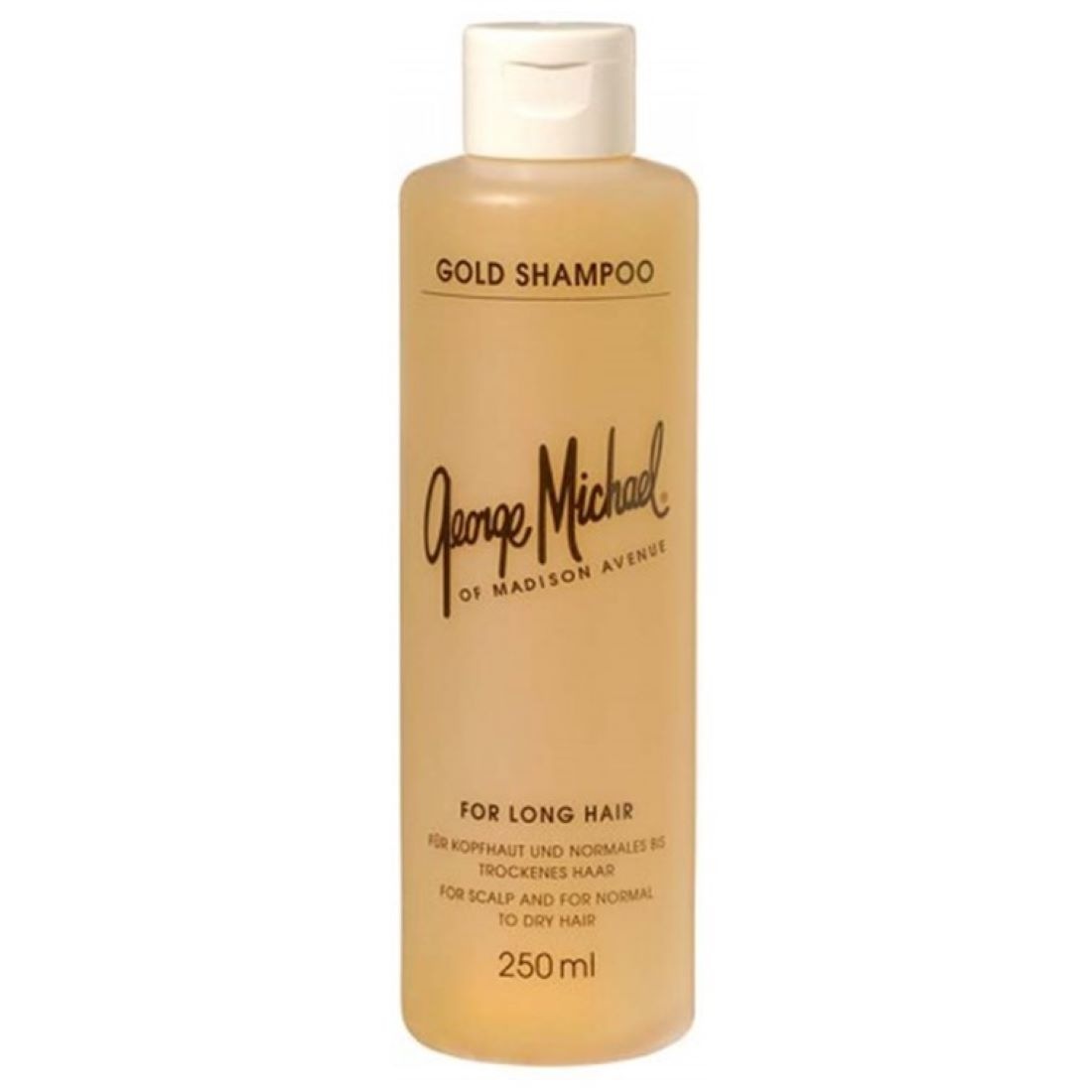 Шампунь gold shampoo George Michael, объем 250мл
Шампунь gold shampoo George Michael, объем 250мл