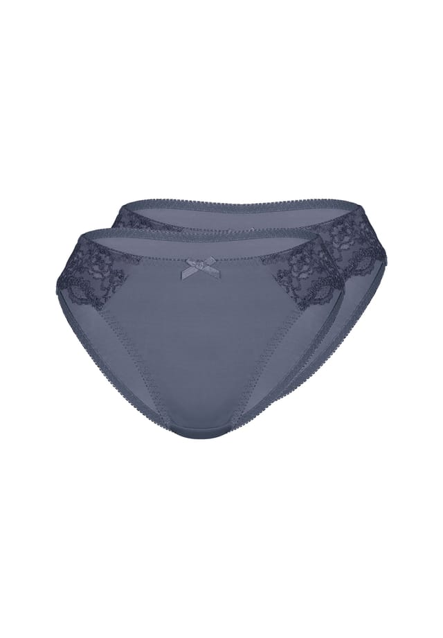 Классические кружевные трусики 2 шт. в упаковке Sassa, серый
Классические кружевные трусики 2 шт. в упаковке Sassa, серый