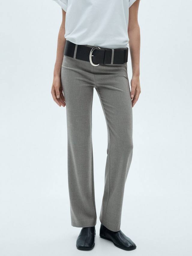 Брюки средней посадки aria Mango, серый
Брюки средней посадки aria Mango, серый