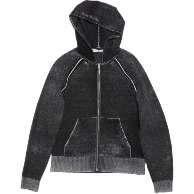 Худи на молнии Acne Studios, черный
Худи на молнии Acne Studios, черный