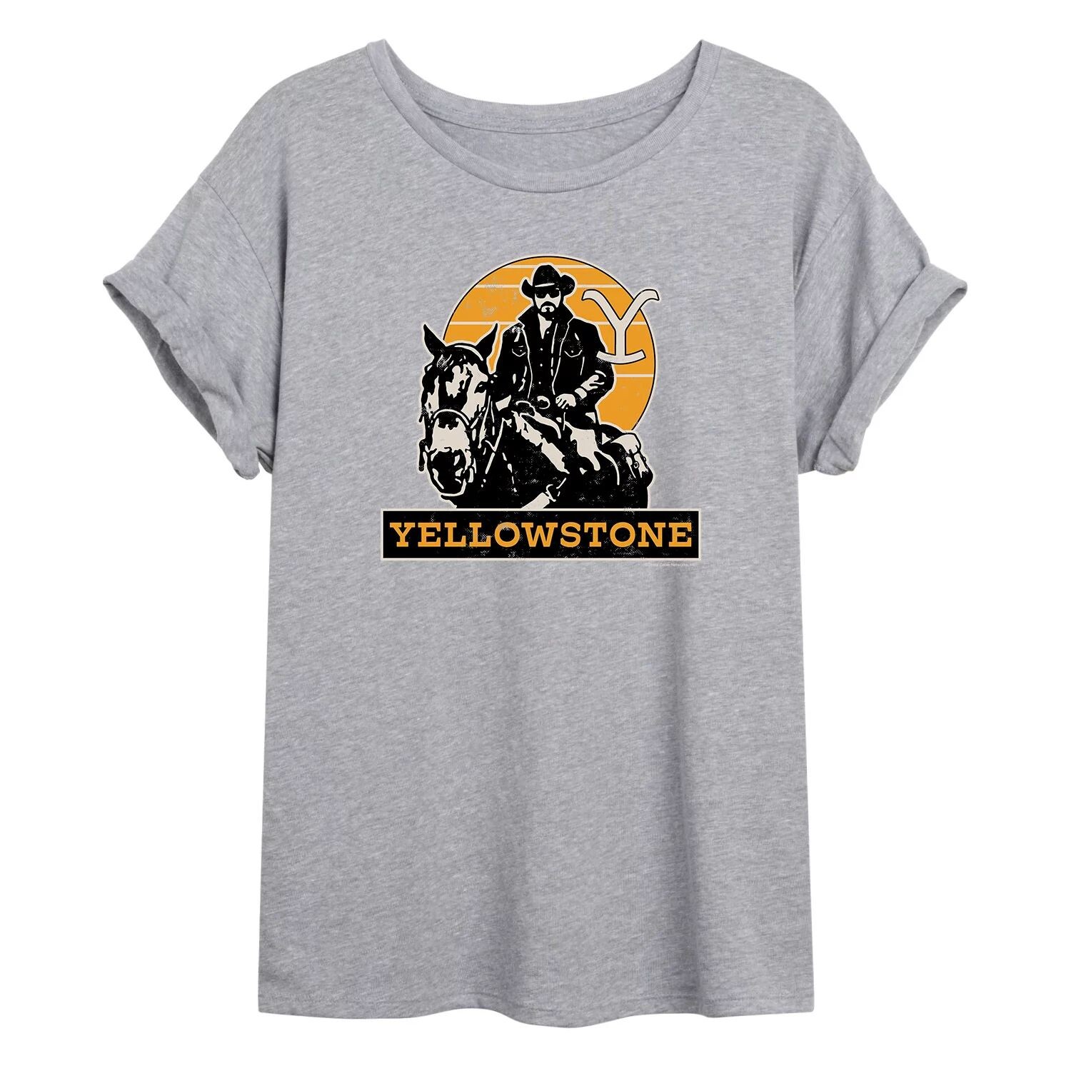 Юниорская футболка большого размера с рисунком Rip On Horse Yellowstone Licensed Character
Юниорская футболка большого размера с рисунком Rip On Horse Yellowstone Licensed Character