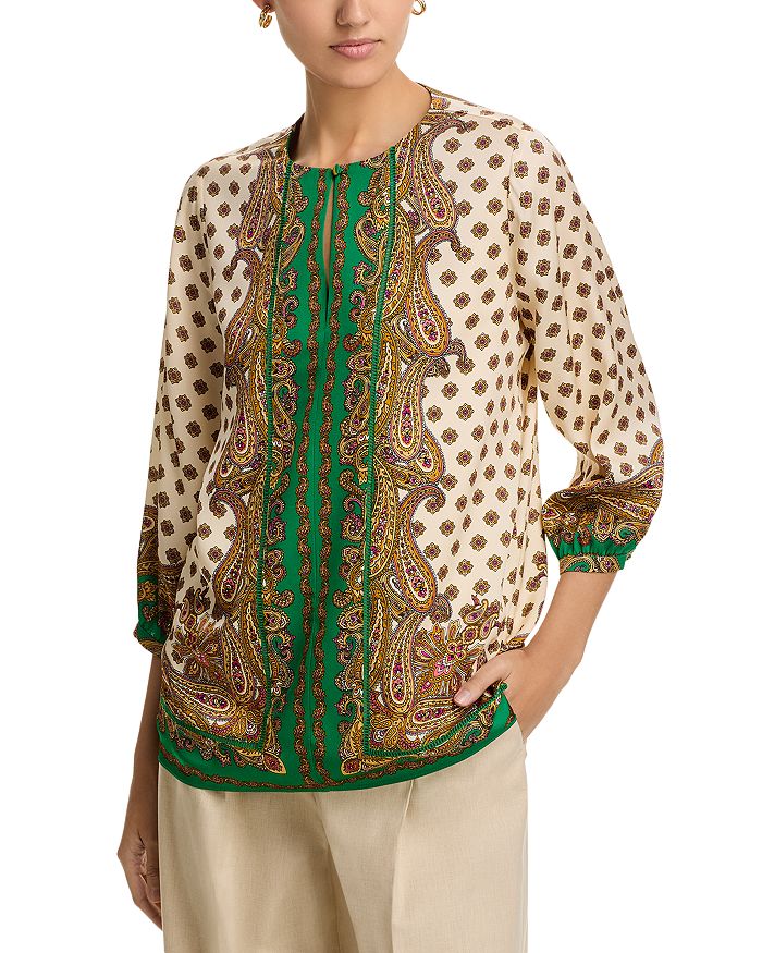 Топ Isa с принтом пейсли Elie Tahari, мультиколор
Топ Isa с принтом пейсли Elie Tahari, мультиколор