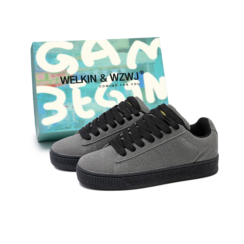 WELKIN&WZWJ Унисекс скейтборд кроссовки лоу-топ серо-черные, цвет Gray Black
WELKIN&WZWJ Унисекс скейтборд кроссовки лоу-топ серо-черные, цвет Gray Black