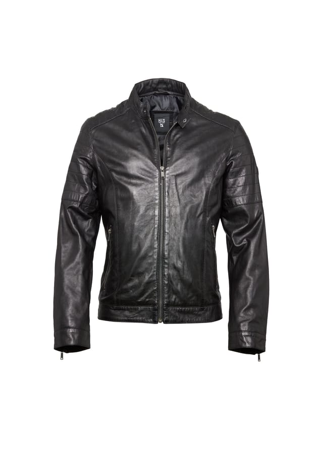Кожаная куртка H.I.S, черный
Кожаная куртка H.I.S, черный